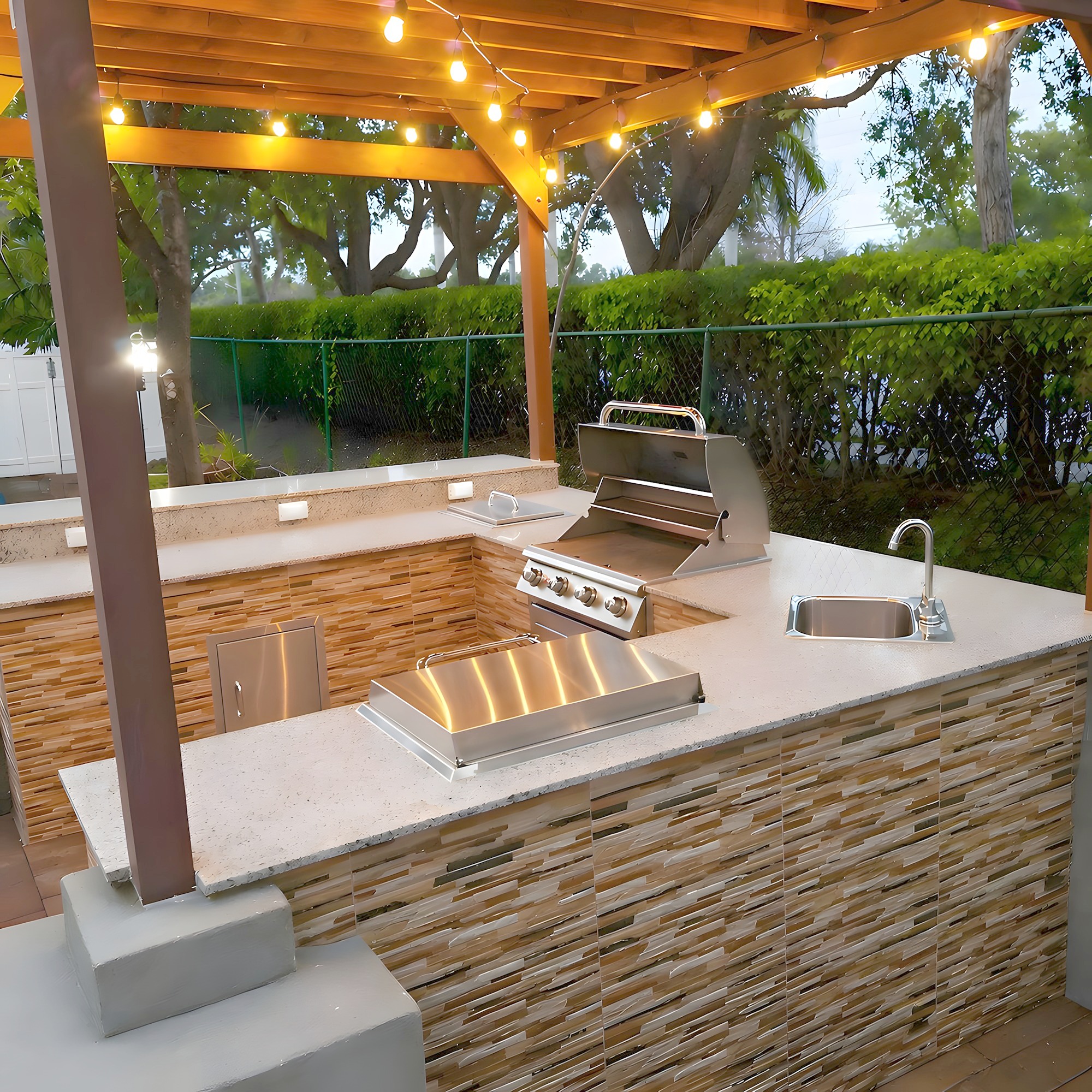 Featured stone work by Becca Proworks